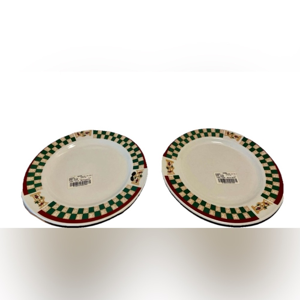 Rare Betty Crocker Country Inn Salad Plates SIGNED By Designer Vintage Collector